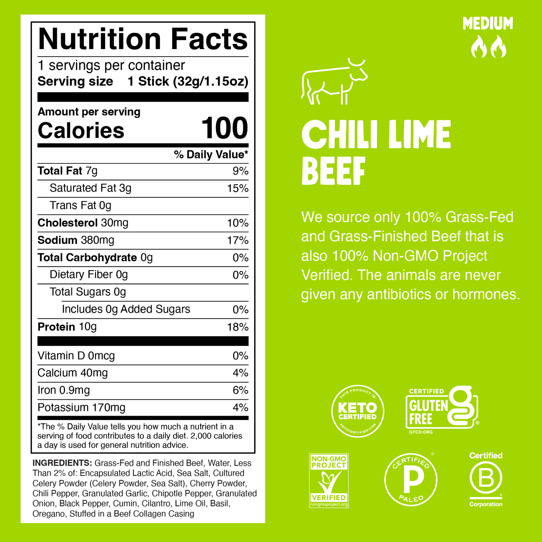 Chili Lime Beef - Bold Carry
