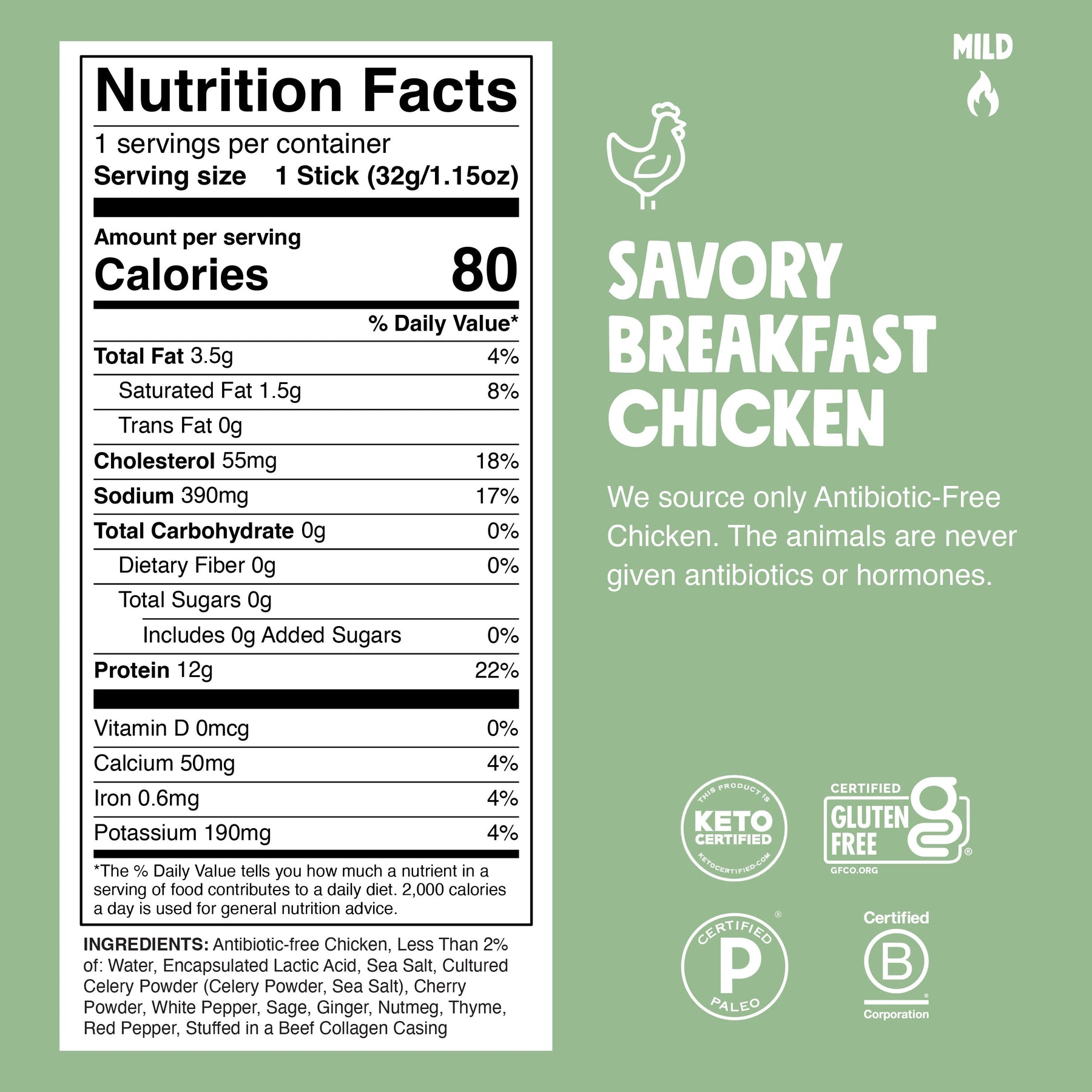 Savory Breakfast Chicken - Modern Carry Choice