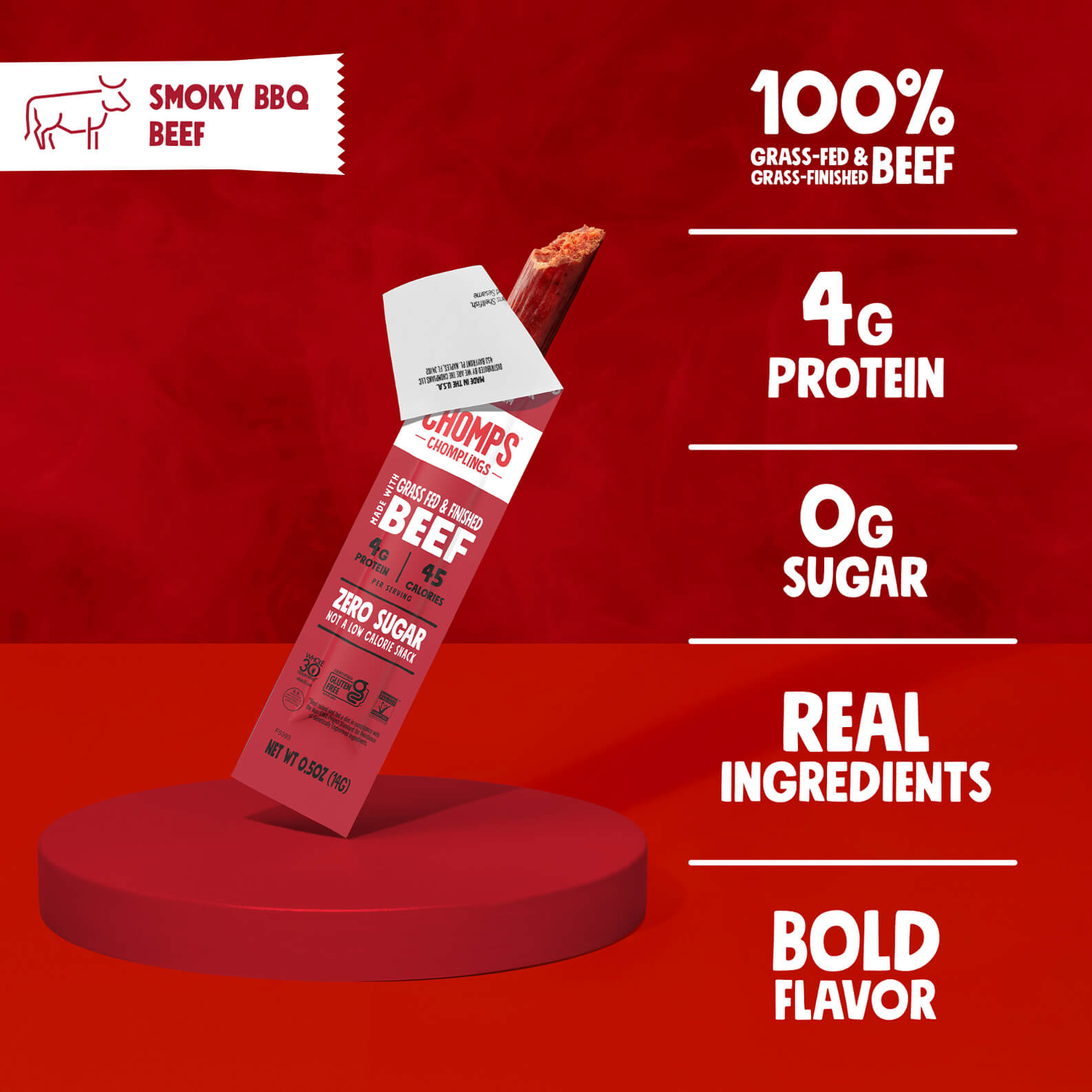 6 ct. Smoky BBQ Beef Chomplings - Simple Clean Pick