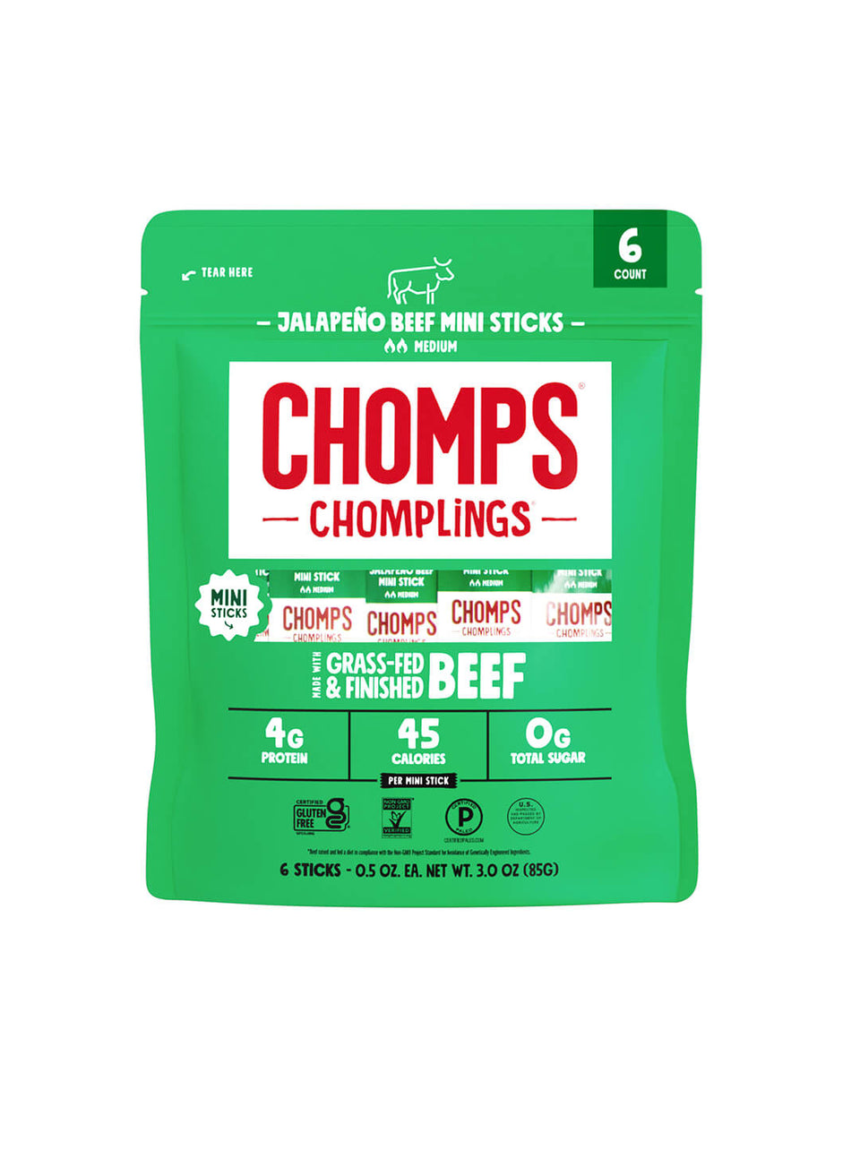 6 ct. Jalapeno Beef Chomplings - Outdoor Bold Box