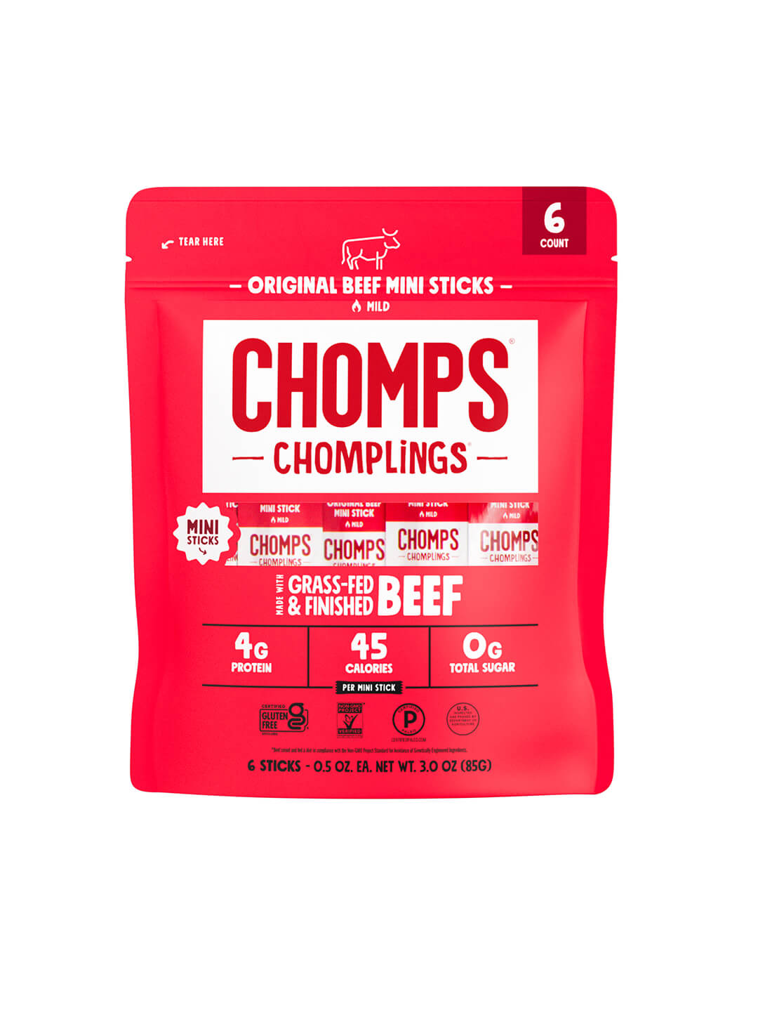 6 ct. Original Beef Chomplings - Lite Beef